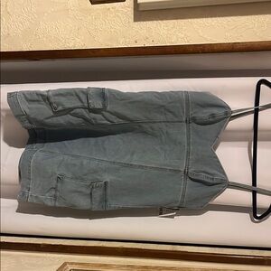 Stylish Blue Denim Romper